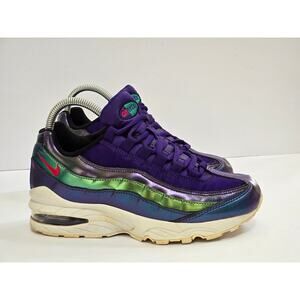 Nike Air Max 95 SE GS AJ1899-500 Youth Size 5Y Purple Running Shoes 7901